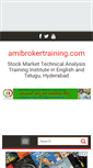 Mobile Screenshot of amibrokertraining.com